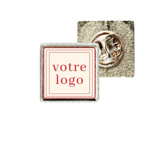 Pin's carré personnalisé